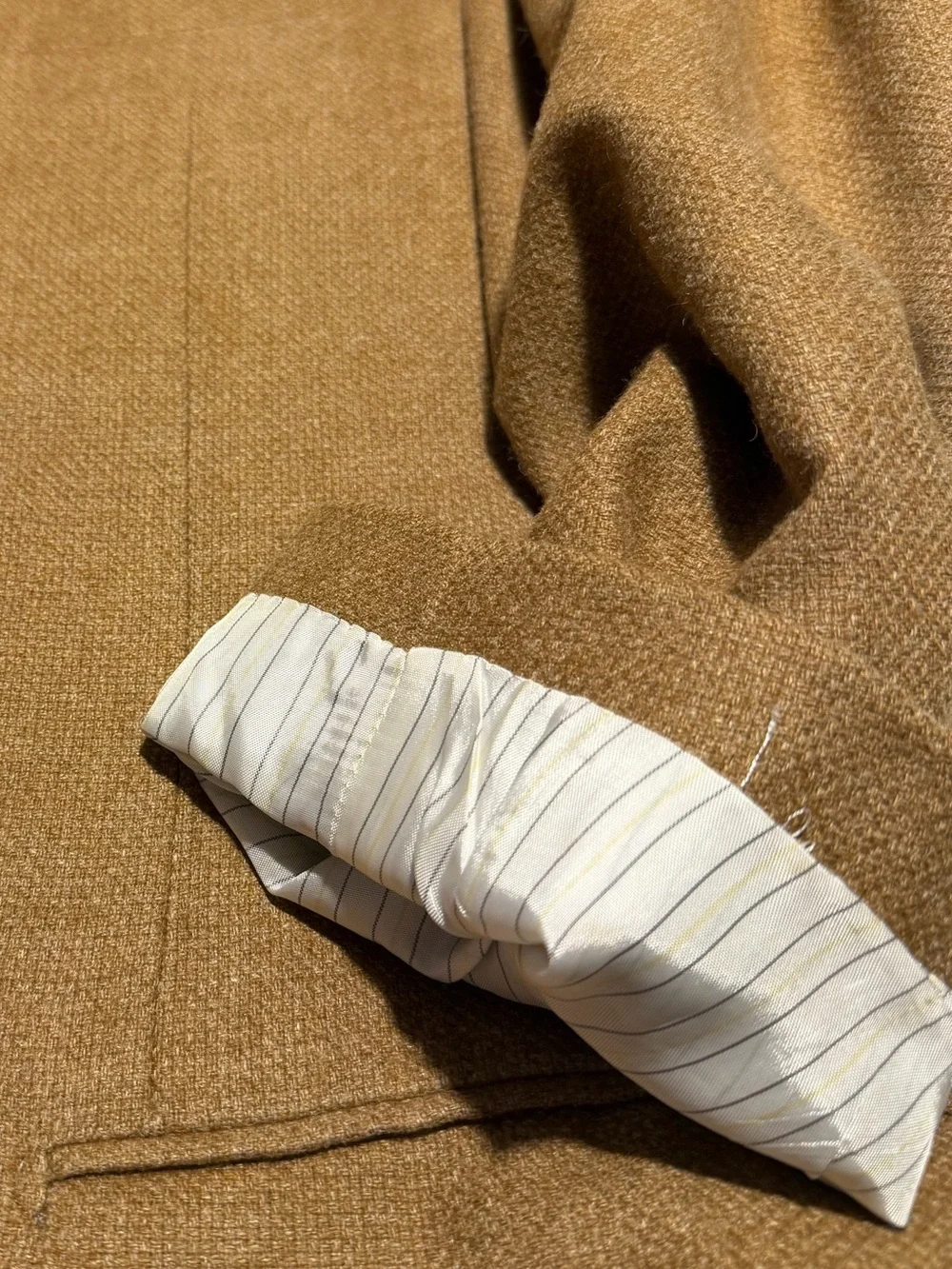 VTG 80s ERMENEGILDO ZEGNA Classic Men's Brown Wool-Blend Blazer Sz 40L